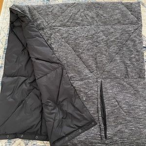 Lululemon fluffed up scarf in herringbone